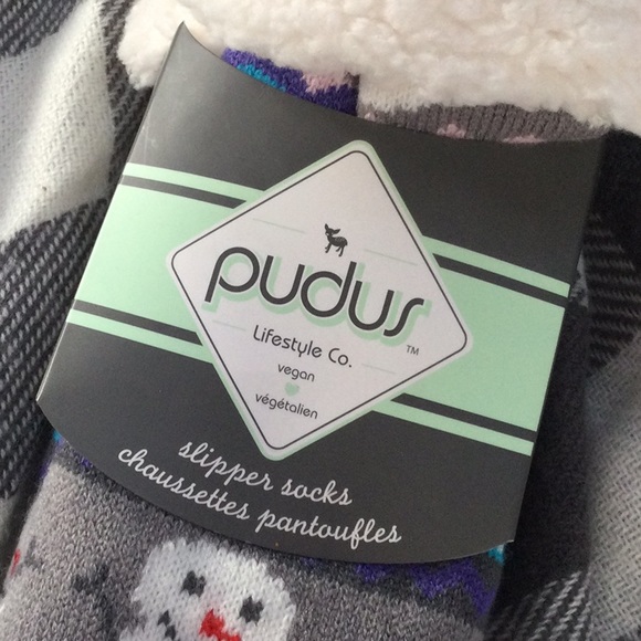 Pudus Lifestyle Co. NWT snowman slipper socks - Picture 2 of 6